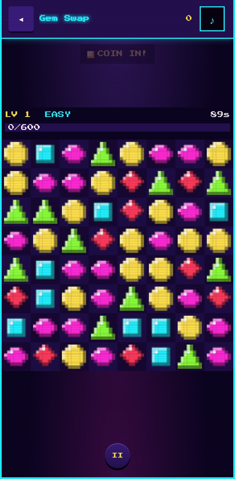 Glovebox Arcade screenshot: Gem Swap