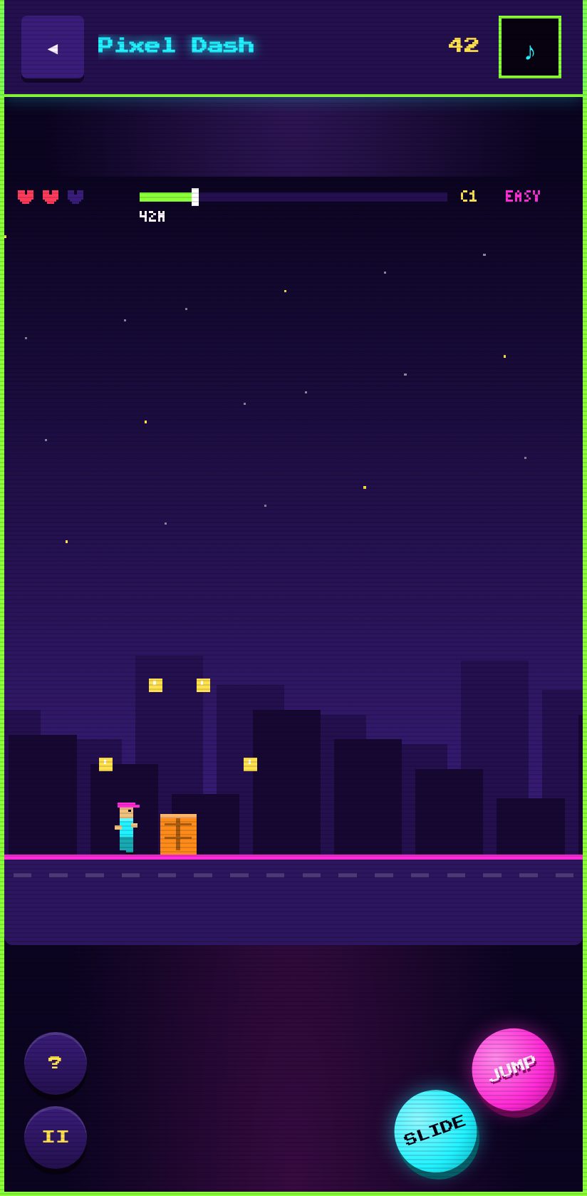 Glovebox Arcade screenshot: Pixel Dash